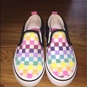 Girls Vans slip ons size 11